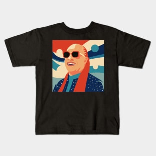 Stevie Wonder happy smile Kids T-Shirt